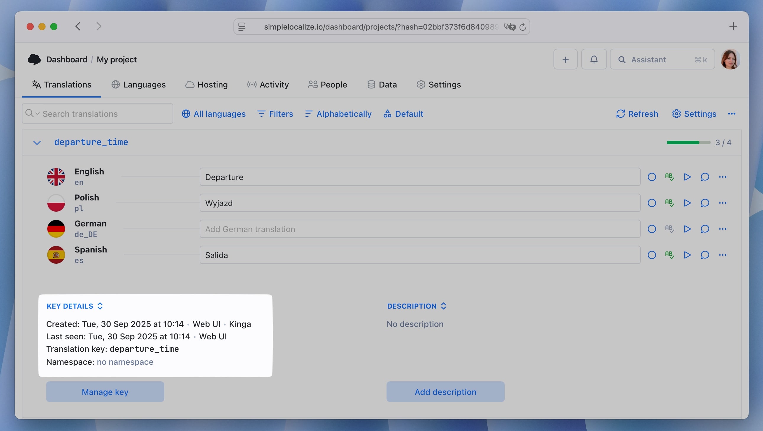 Show created by in key details